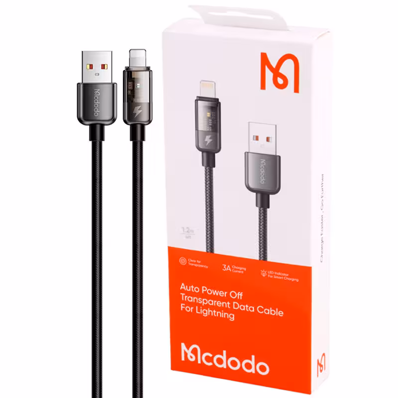 کابل آیفونی فست شارژ Mcdodo CA-3141 3A 1.8m