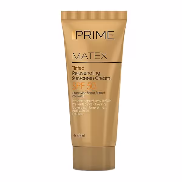 کرم ضدآفتاب رنگی پریم ماتکس spf 50 tinted