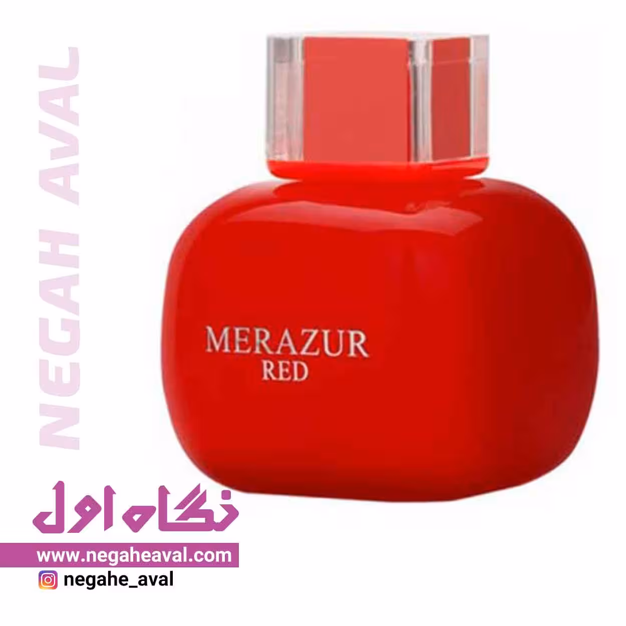ادکلن زنانه RED مرازور حجم 100 میلی لیتر