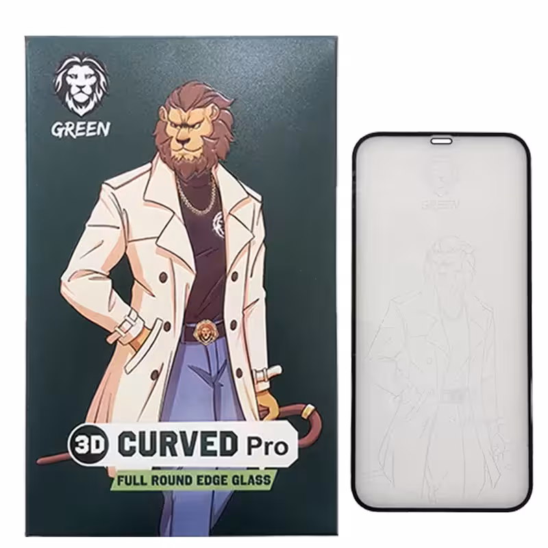 محافظ صفحه نمایش گرین مدل Curved-Pro مناسب برای گوشی موبایل اپل iPhone 12 Pro Max