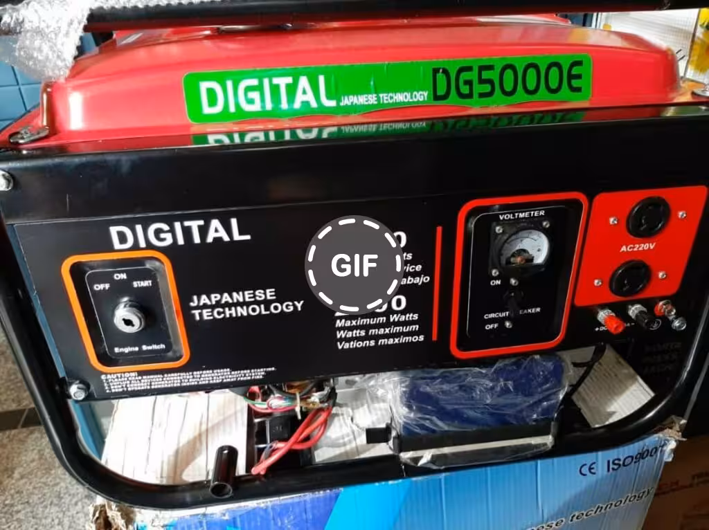 موتور برق 2.8 کیلو وات تمام مس دیجیتال مدل DG5000E