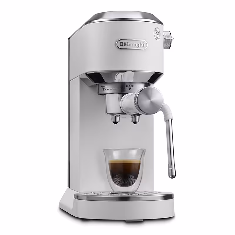 اسپرسوساز دلونگی مدل EC 890.WI رنگ سفیدو صورتی