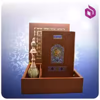 شاهنامه رحلی گلاسه با تنگ خاتم