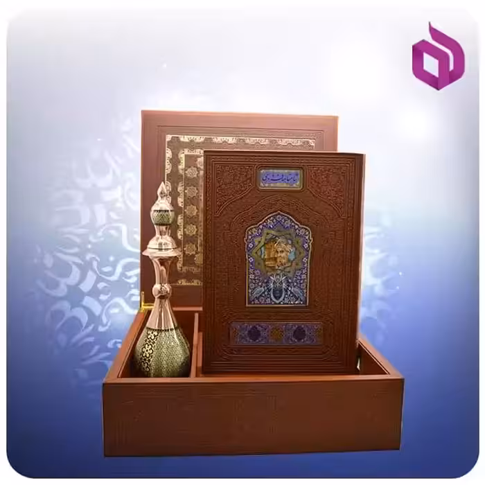 شاهنامه رحلی گلاسه با تنگ خاتم