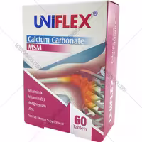 قرص یونی فلکس MSM لیبرتی | Uniflex Calcium Carbonate MSM