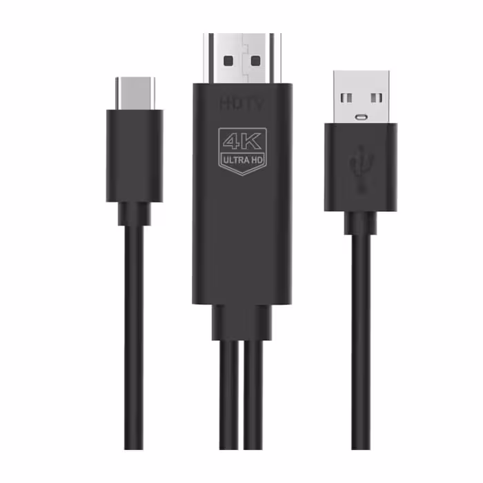 کابل MHL تایپ سی پرووان مدل PCH77 طول 1.8 متر