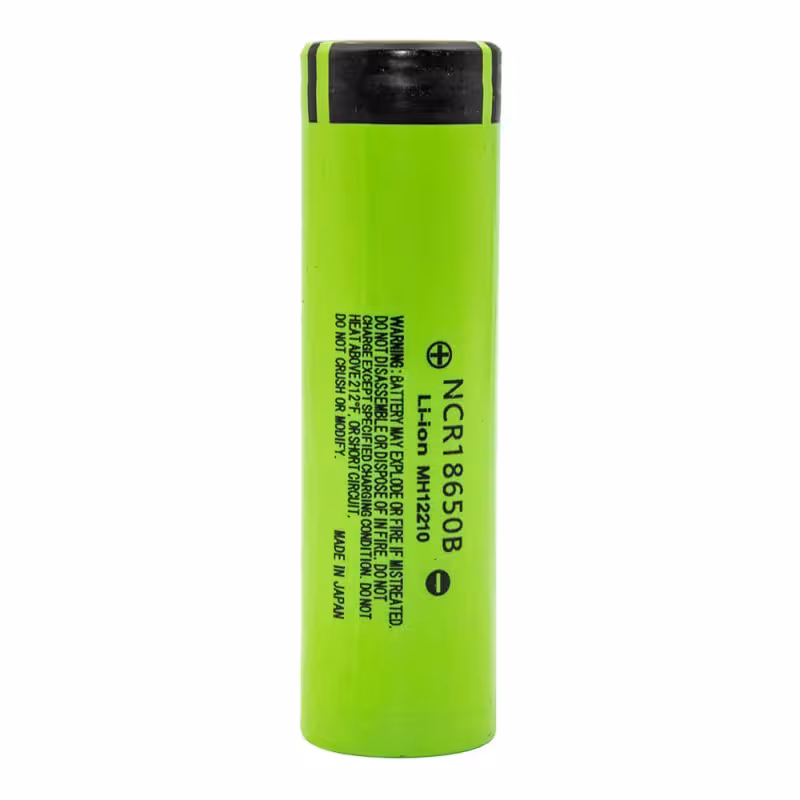 باتری لیتیوم یون 3.6v سایز 18650 3350mAh مارک Panasonic مدل NCR18650B