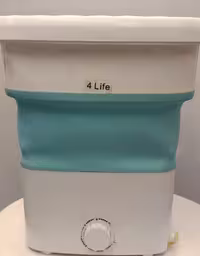 مینی واش خشک کن دار تاشو اکاردئونی 4 کیلوگرمی بیبی فورلایف المان با لامپ LED و شلنگ تخلیه  Baby4life