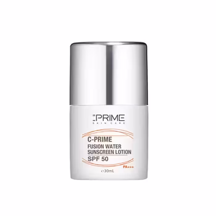 فلوئید ضد آفتاب بی رنگ پریم SPF50 مدل Fusion Water حجم 40 میلی لیتر