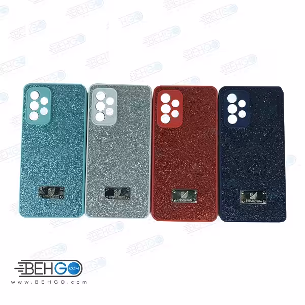 قاب گوشی A52S کاور اکلیلی سواروسکی با محافظ لنز دوربین سامسونگ Swarovski Case Samsung Galaxy A52 /A52S
