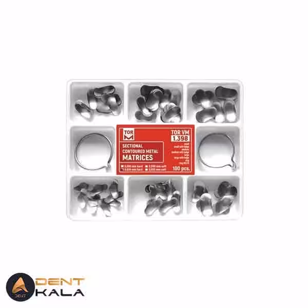 کیت سکشنال ماتریس 100عددی   دو عدد کلمپ (6سایز) کد 1.398