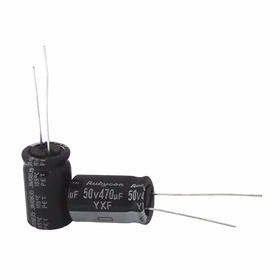 خازن الکترولیت 470 میکرو فاراد 50 ولت Rubycon