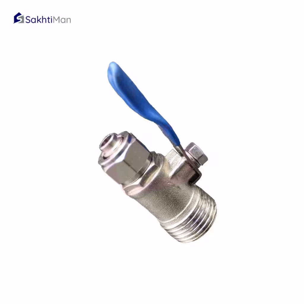 شیر ساید بای ساید 1/2 برنجی