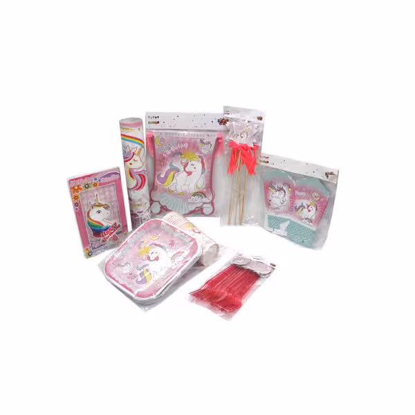 خرید تم تولد دخترانه اسب تک شاخ