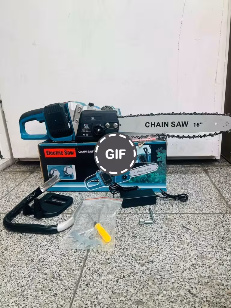اره شارژی 40 سانت براشلس طرح ماکیتا دوباطری هم زمان مدل 21v