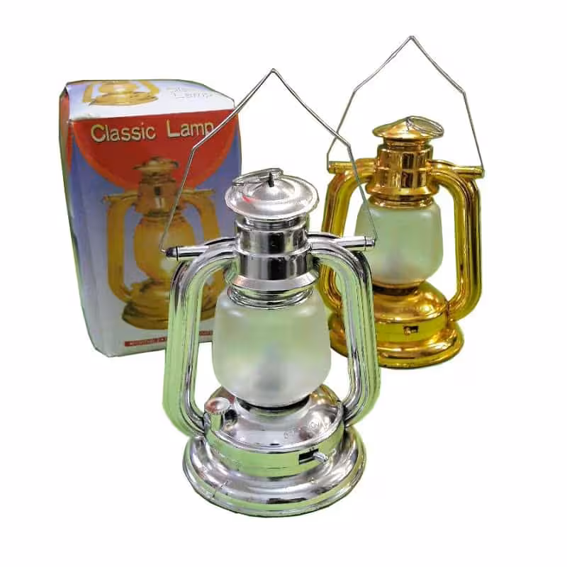 فانوس روشنایی باتری خور جهت کمپینگ و سفر 6 عددی OECG-002