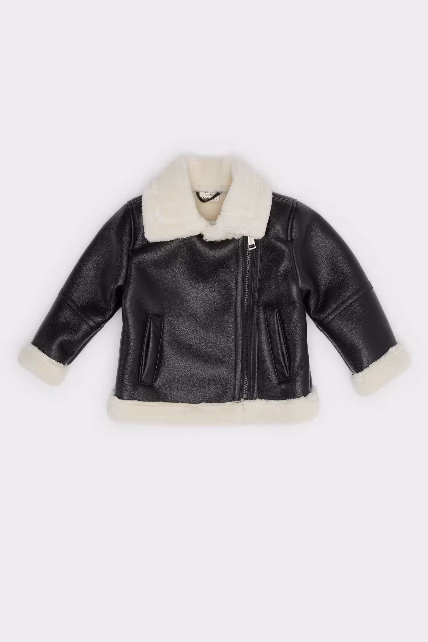 کاپشن نوزاد دختر مشکی دفکتو