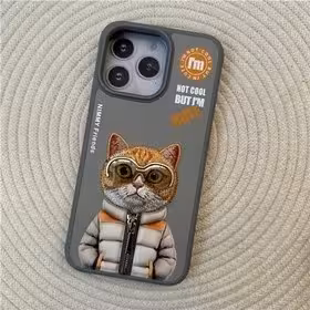 قاب گربه نیمی آیفون15پرومکس Nimmy cool &amp; cute series iphone 15promax