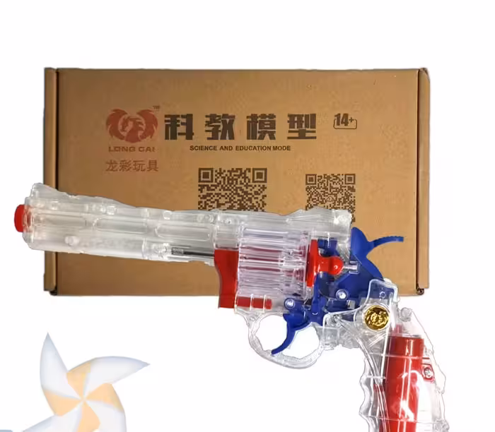 تفنگ پوکه پران شیشه ای