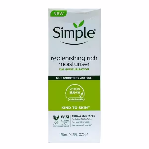 آبرسان و مرطوب کننده سیمپل مدل ریچ حجم 125 میل