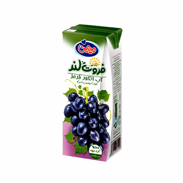 آبمیوه انگور قرمز فروت لند میهن200 میلی لیتری