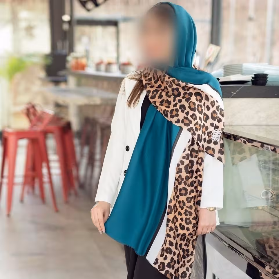 شال نخی پلنگی