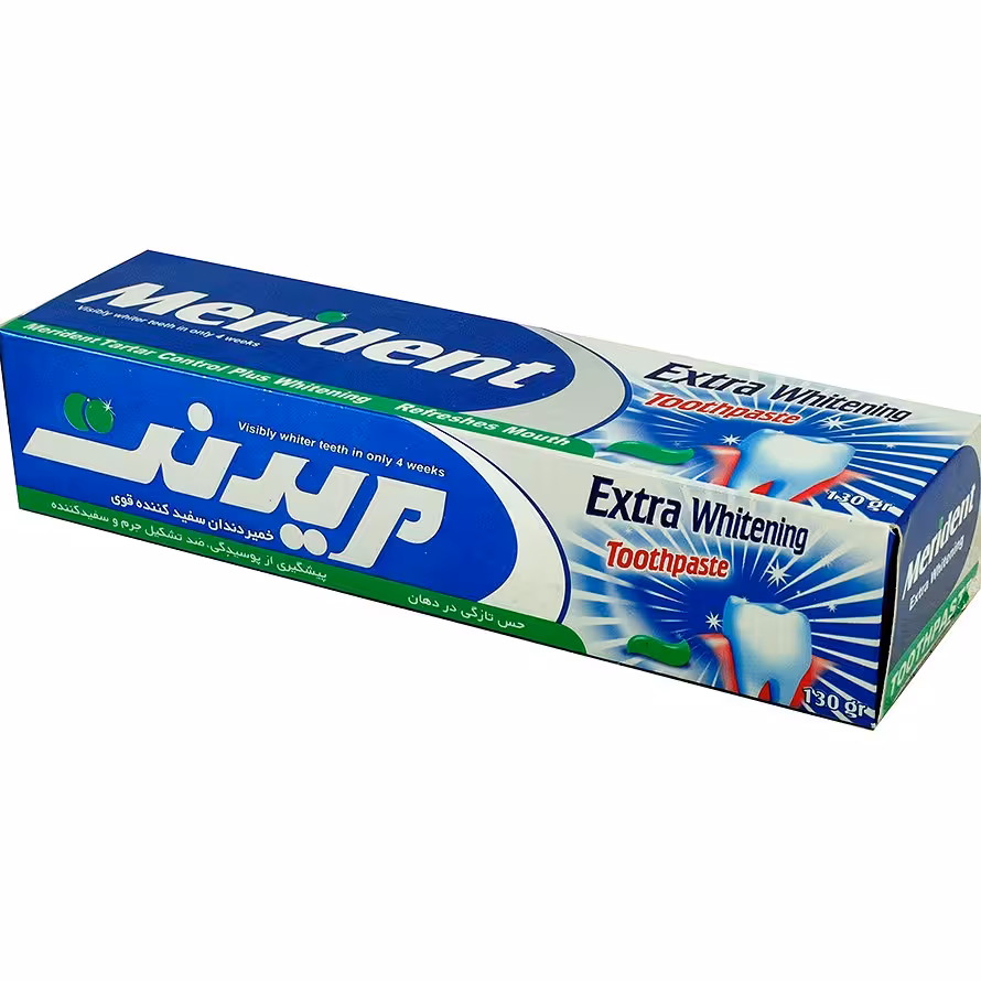 خمیردندان سفید کننده مریدنت ( merident ) وزن 100 میلی لیتر