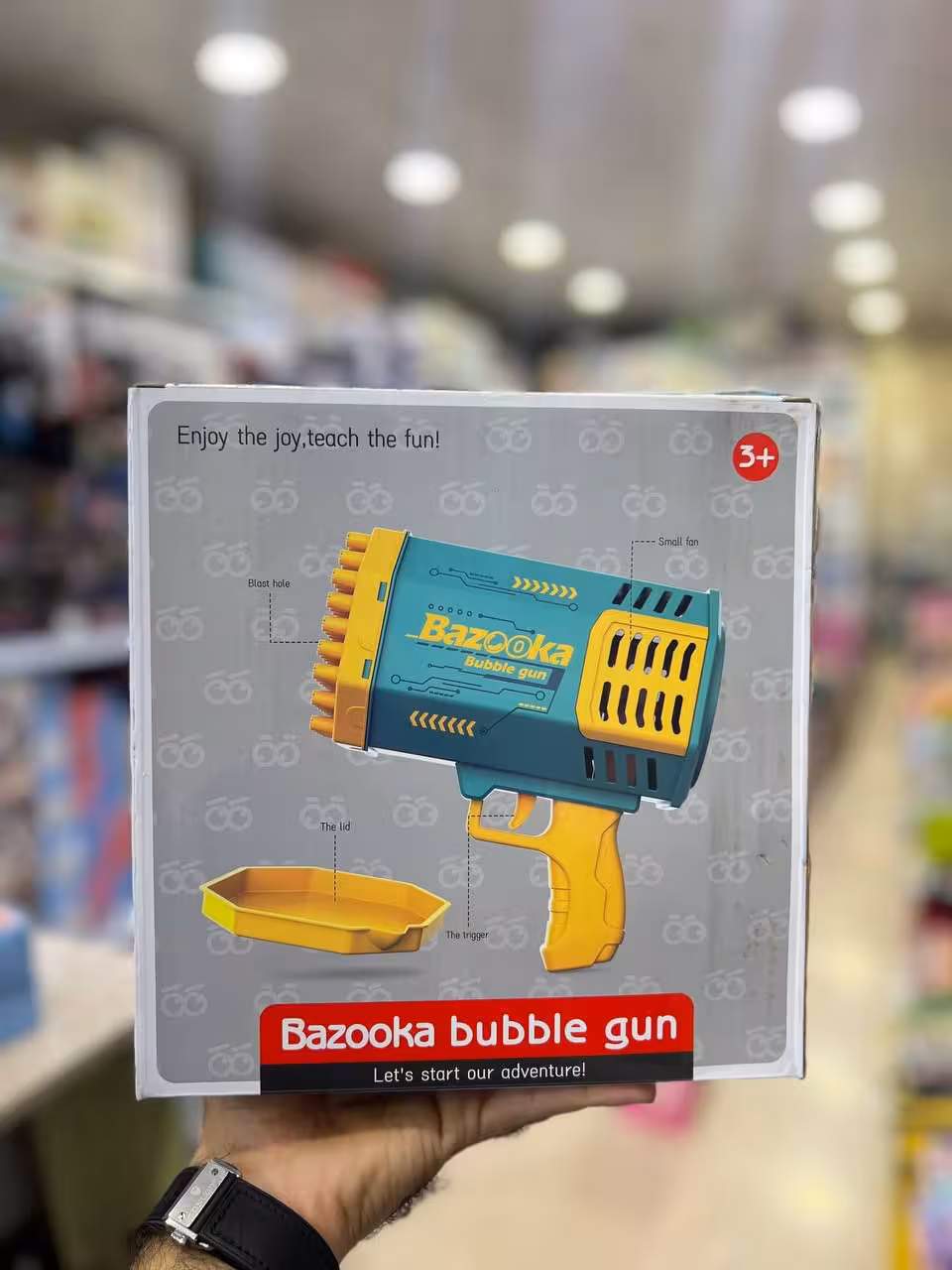 تفنگ حباب ساز رگباری 69 حباب شارژی 1006