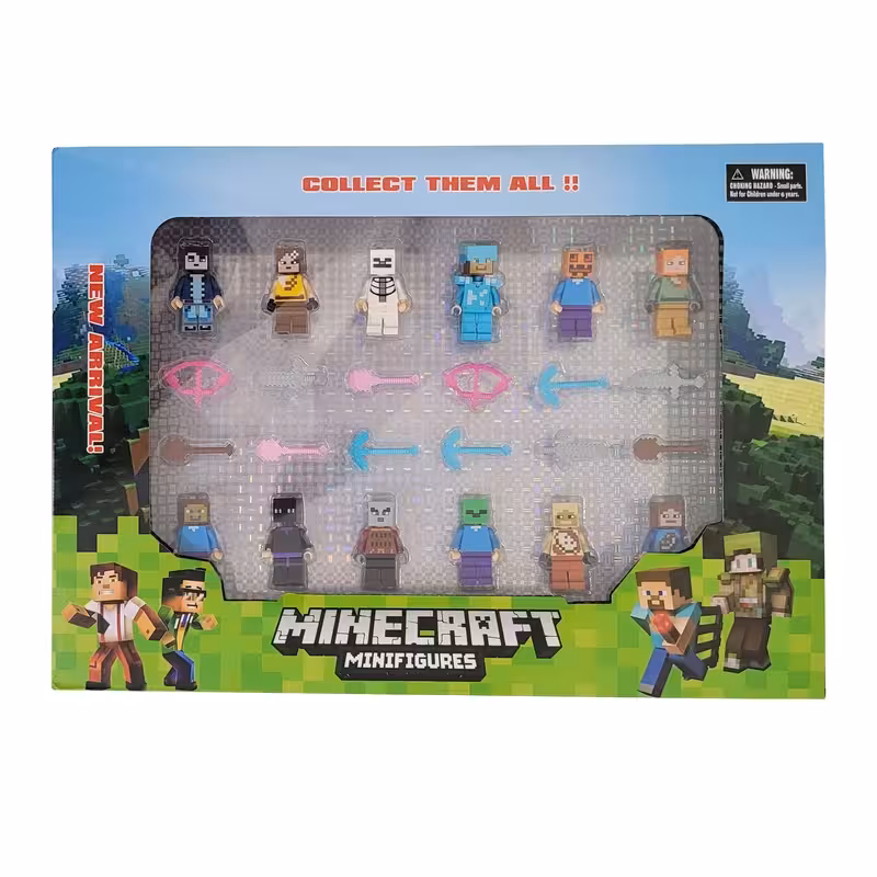 مینی فیگور 12 عددی ماینکرفت MINECRAFT کد 22620