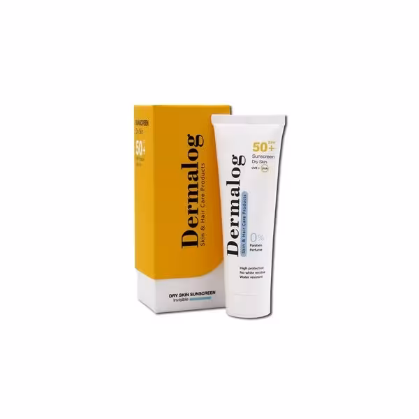 ضدآفتاب SPF50 بیرنگ مخصوص پوست خشک درمالوگ 50 میلیلیتر Dermalog