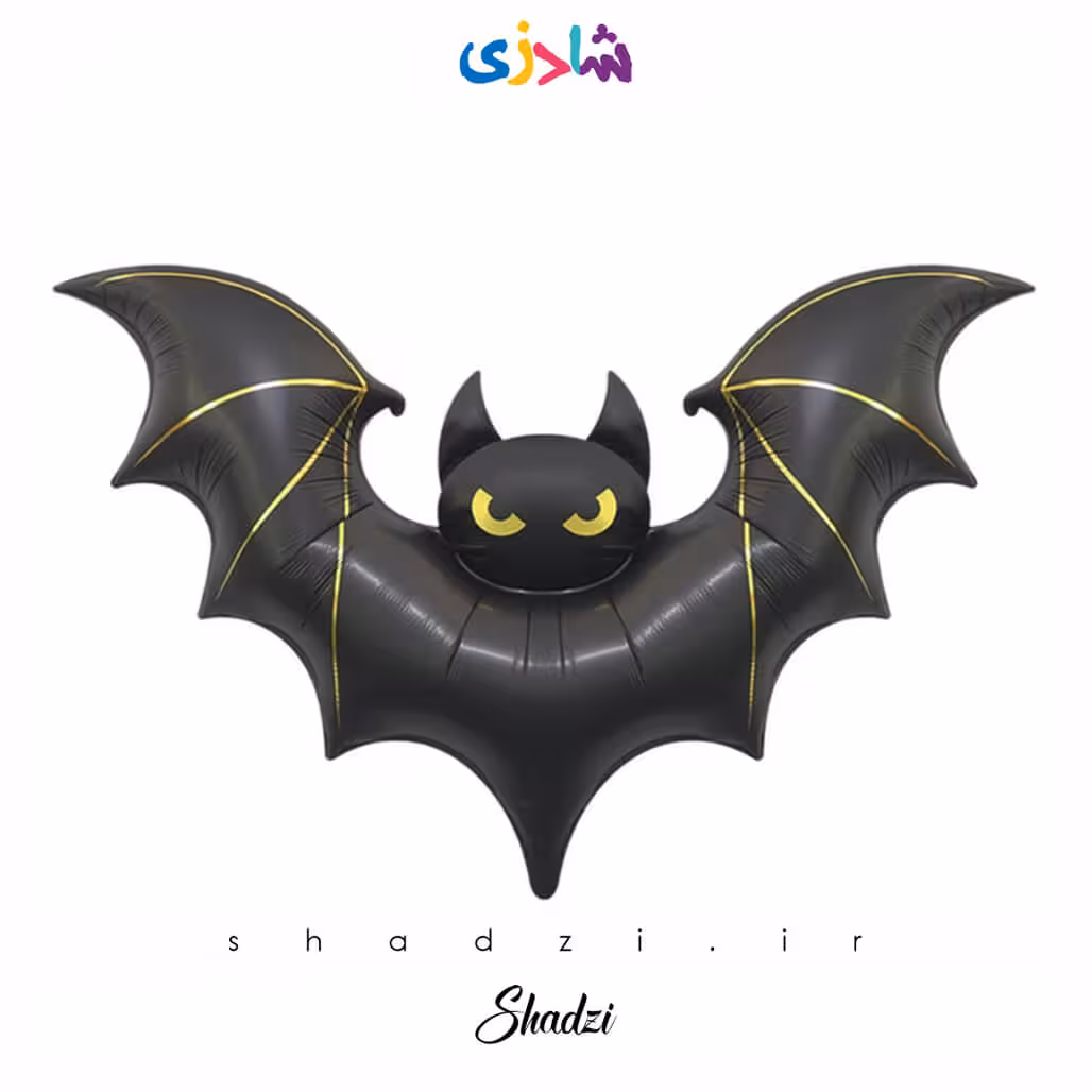 بادکنک فویلی خفاش سیاه