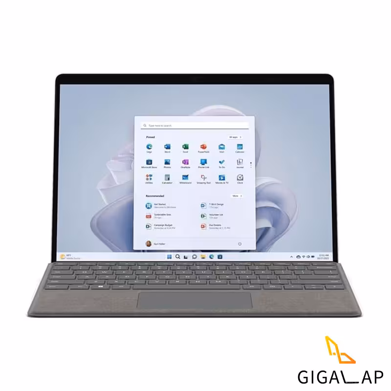 لپ تاپ MICROSOFT PRO 9 مدل I5 1245U 8GB 256GB SSD INTEL 12.5 INCH 2K