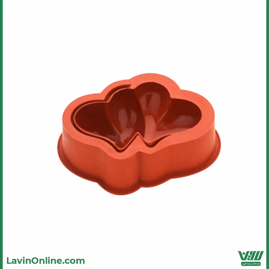 قالب سیلیکونی قلب درهم 3 بعدی