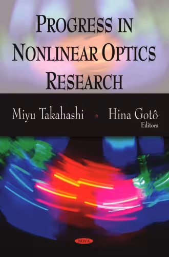 خرید و دانلود نسخه کامل کتاب Progress in Nonlinear Optics Research