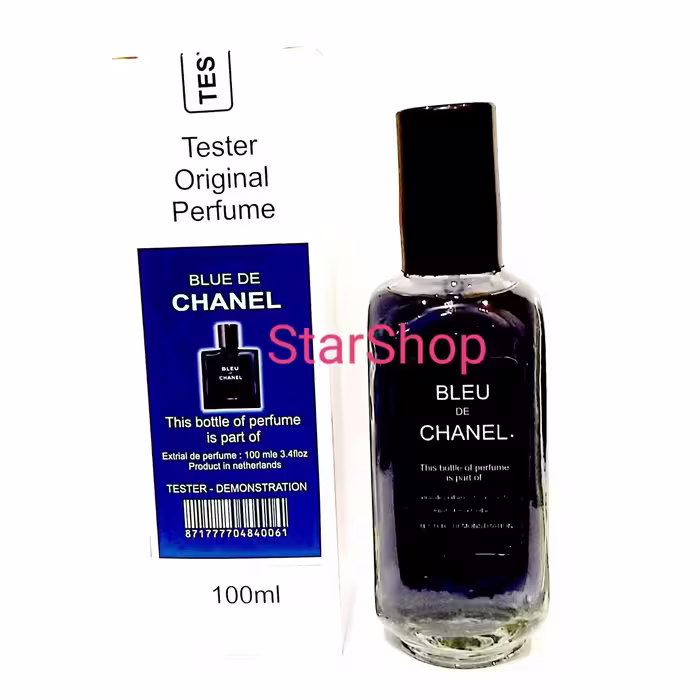 تستر اکلن مردانه بلوچنل بلوشنل حجم 100 میل شنل بلو BLUE DE CHANEL