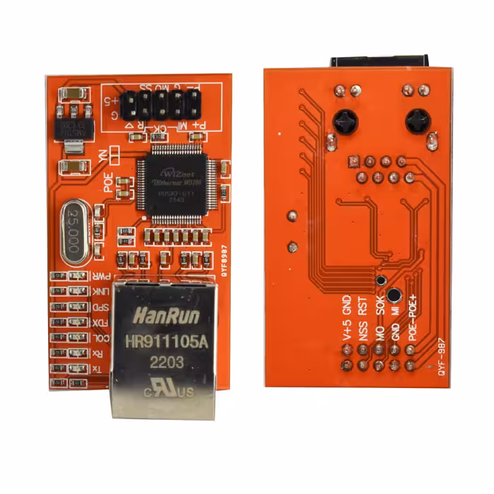 ماژول شبکه W5100 دارای ارتباط SPI