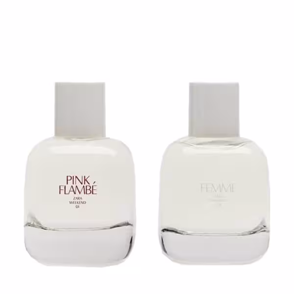 عطر زارا فم و زارا پینک فلامبی (دو قلو) | Zara Femme   Pink Flambe
