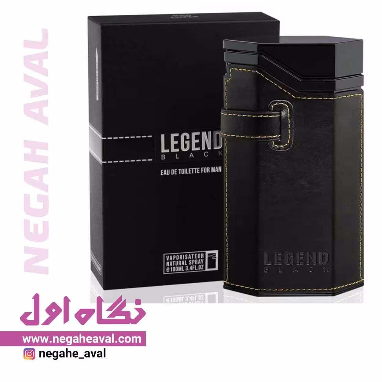 ادکلن مردانه لجند بلک امپر حجم 100 میلی لیتر