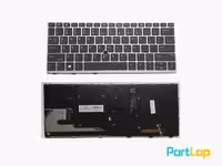 کیبورد لپ تاپ اچ پی EliteBook 830 G5 ، 836 G5 ، 730 G5