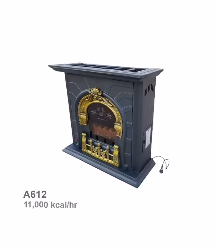 هیتر شومینه‌ای فن‌دار آذر تهویه مدل A612