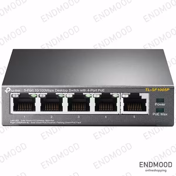 سوئیچ غیر مدیریتی 5 پورت تی پی لینک Tp-Link TL-SF1005P