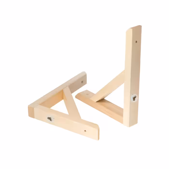 پایه نگهدارنده طبقه دیواری تیرداد مدل چوبک مجموعه 2 عددی | کالا مکس