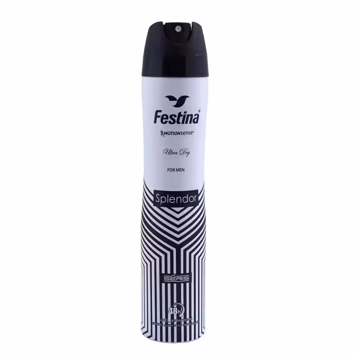 اسپری خوشبو کننده بدن مردانه فستینا مدل اسپلندور _ حجم 200 میلی لیتر