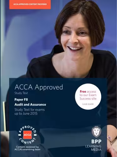 خرید و دانلود نسخه کامل کتاب ACCA F8 Audit and Assurance 2015 Study Text