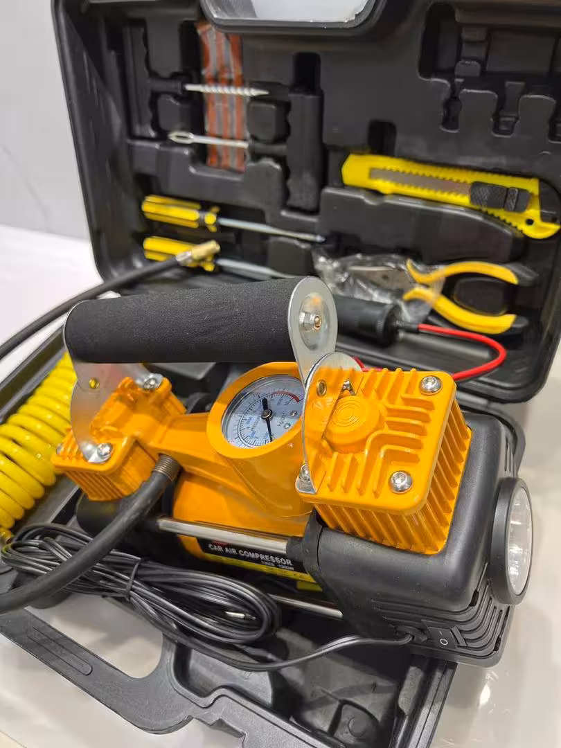 کمپرسور فندکی دوکاره اینتی مکس با لوازم مدل 13002