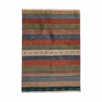 گبه دستباف دو متری طرح قشقایی کد 40303481