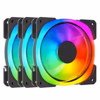 فن کیس لاجی کی مدل F323 ARGB پک سه تایی