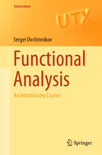خرید و دانلود نسخه کامل کتاب Functional analysis: an introductory course
