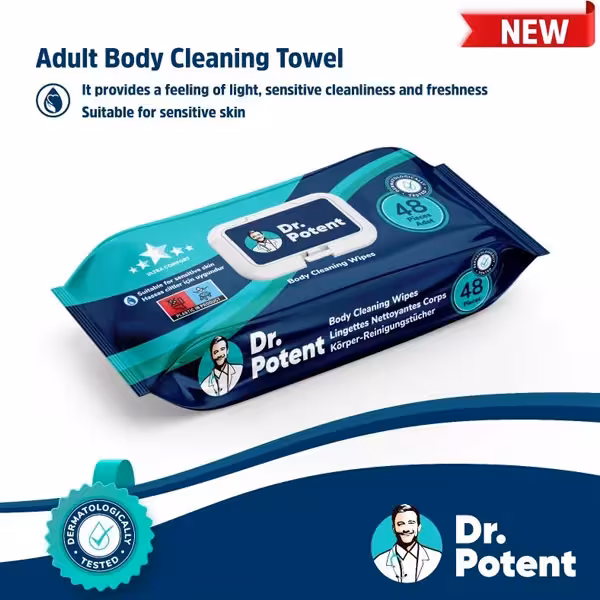 دستمال مرطوب بزرگسال دکتر پوتنت