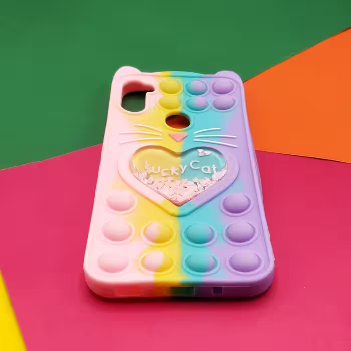 کاور مدل فیجت گربه کد 01 مناسب برای گوشی موبایل سامسونگ Galaxy A11 کد2678